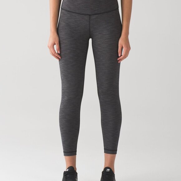 Lululemon High Times Pant Heathered Black size 12 - Picture 4 of 14